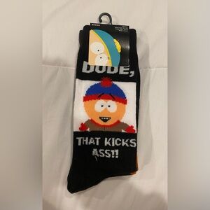 MENS NOVELTY SOUTH PARK SOCKS - NWT